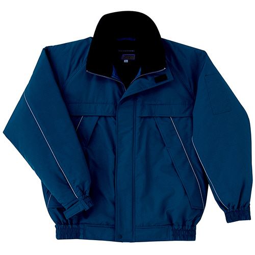 ミドリ安全 防寒作業服 帯電防止JIS 静電防風ブルゾン SE1087上 ネイビー SS 1着(SE1087-UE-SS) 目安在庫\u003d○