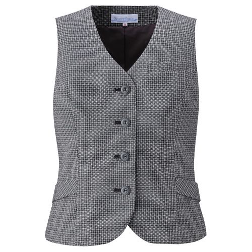 神馬本店 ベスト パンジーチェック ブラック&times;ピンク 11号 1着(E2415-7-11) 目安在庫=○｜いぃべあー　店