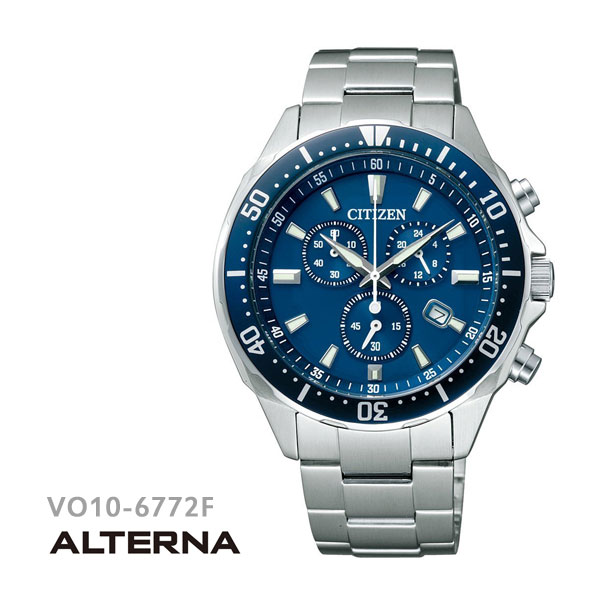 シチズン CITIZEN オルタナ ALTERNA エコ・ドライブ メンズ 腕時計 VO10-6772F お取り寄せ｜e-Bloom