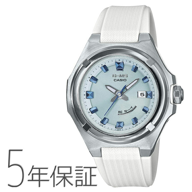 Baby-G もの言う花G MSG-W300-7AJF カシオ CASIO G-MS スタッズ 電磁波ソーラー 白 白いこと ウオッチ レディース
