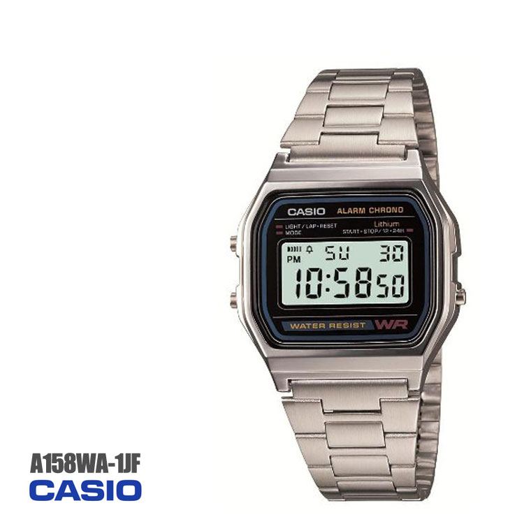 楽天市場 スタンダードカシオ Casio メンズ デジタルウオッチ 腕時計 A158wa 1jf 全国送料無料 ネコポス限定 E Bloom