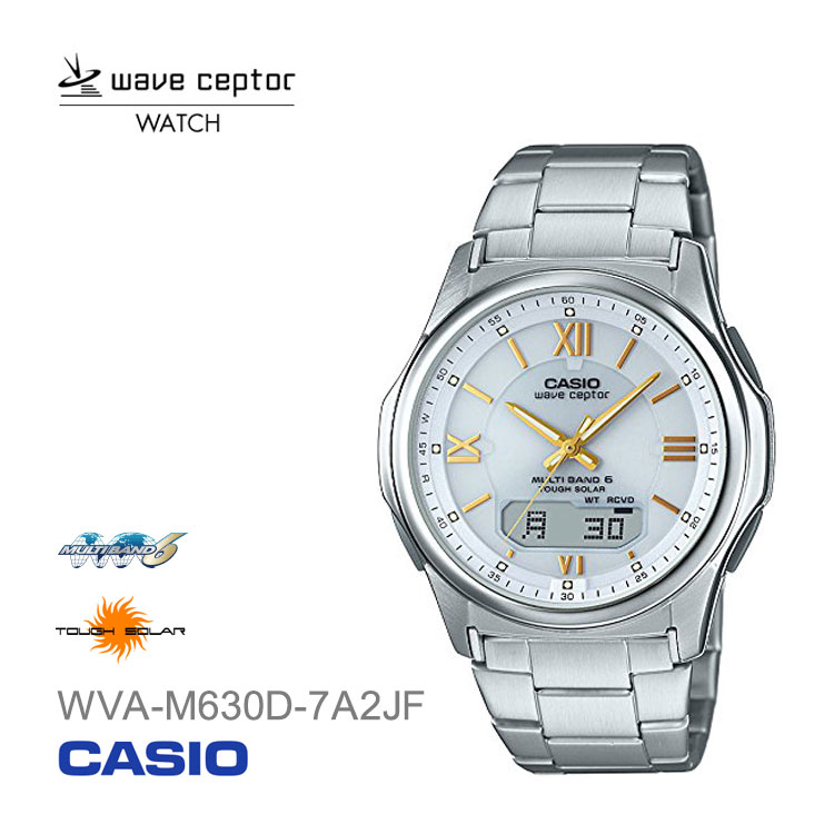 カシオ CASIO ウェーブセプター タフソ－ラー ソーラー電波時計 腕時計 WVA-M630D-7A2JF