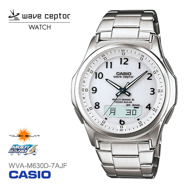 国際ブランド カシオ Casio Wave Ceptor ウェーブセプター 電波時計 タフソーラー Wva M630d 7ajf 腕時計 Rakuten Elevate In