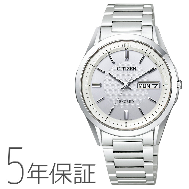 シチズン エクシード EXCEED 電磁波時辰儀 エコ・運転 メンズ AT6030-60A ウオッチ お取り寄せ