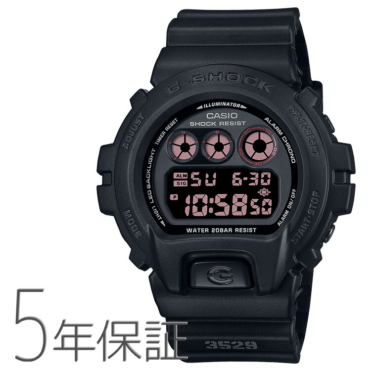 G-SHOCK gショック マットブラック レッドアイ デジタル RED EYE DW-6900UMS-1JF CASIO カシオ 腕時計 メンズ 国内正規品 10,032円
