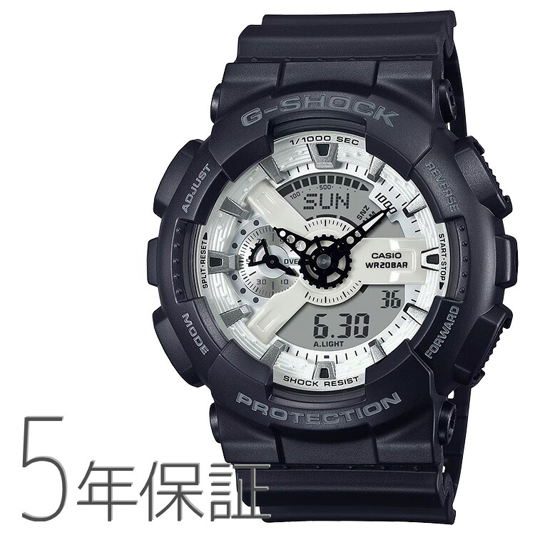 G-SHOCK gショック ブラックアンドブリリアントシリーズ アナデジ GA-110WD-1AJF CASIO カシオ 腕時計 メンズ|e-Bloom