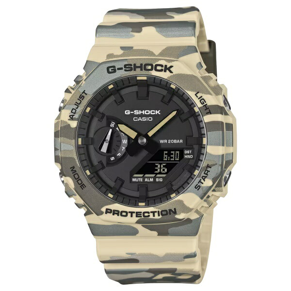 国内正規品 CASIO G-SHOCK カシオ Gショック アナデジ ショックレジスト バイオマスプラスチック メンズ 腕時計 GA-2100CM-5AJF