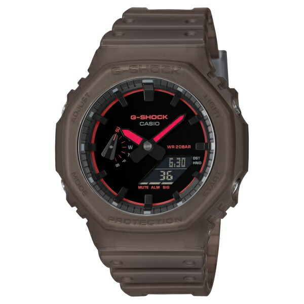 国内置き目品 CASIO G-SHOCK カシオ Gぼうぜん自失 アナデジ  SMOKE LIGHT ぼうぜん自失レジスト 20空圧雨合羽 メンズ ウオッチ GA-2100K-5AJF