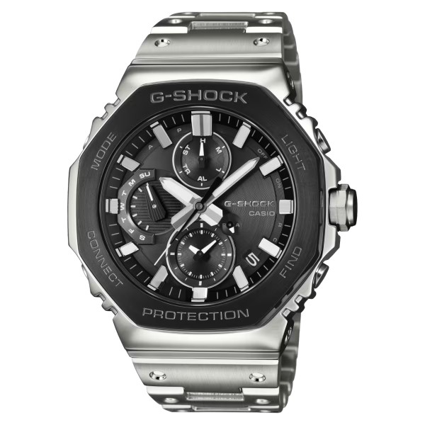 国内正規品 CASIO G-SHOCK カシオ Gショック FULL METAL タフソーラー ショックレジスト 八角形 メンズ 腕時計 GMC-B2100BT-1AJF