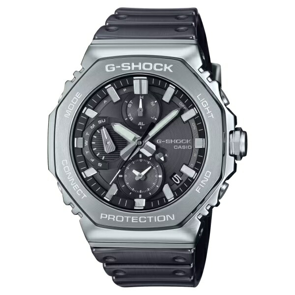 国内正規品 CASIO G-SHOCK カシオ Gショック FULL METAL タフソーラー ショックレジスト 八角形 メンズ 腕時計 GMC-B2100Y-1AJF｜e-Bloom