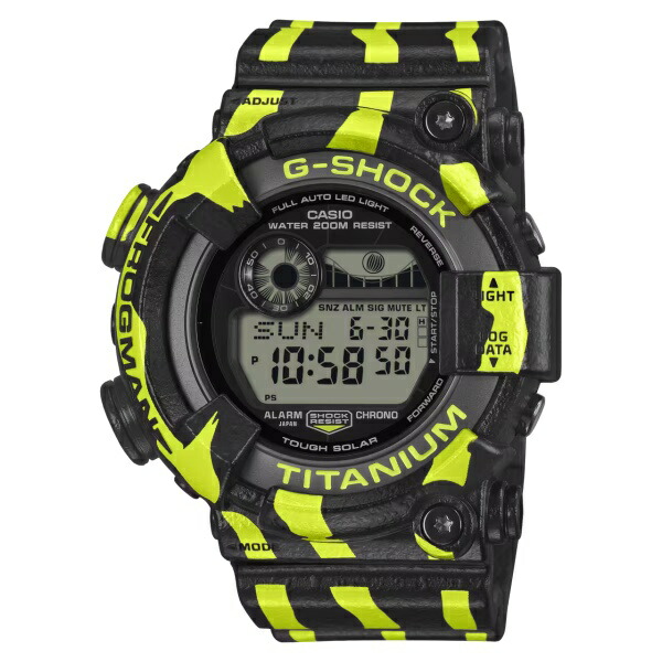 国内正規品 CASIO G-SHOCK カシオ Gショック MASTER OF G マスターオブG FROGMAN タフソーラー メンズ 腕時計 GW-8200TPF-1JR|e-Bloom
