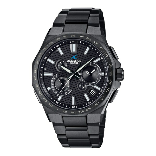 国内正規品 CASIO OCEANUS カシオ オシアナス Classic Line 日本製 電波時計 タフソーラー メンズ 腕時計 OCW-T6000B-1AJF