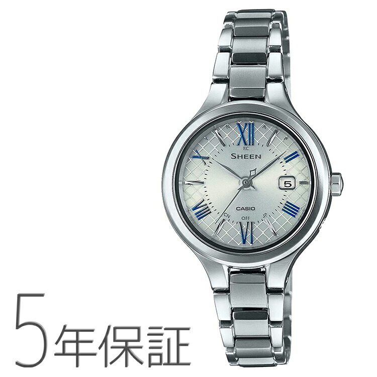 正規品直輸入 電波ソーラー チタンバンド カシオ Casio Shw 7000td 7ajf シーン Sheen シルバー レディース 腕時計 Casiow Shw 7000td 7ajf Bokenjima Jp
