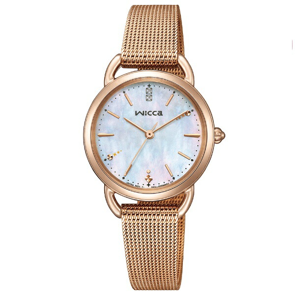 CITIZEN wicca シチズン ウィッカ 限定モデル ソーラーテック 替えバンド付 レディース 腕時計 KP6-065-21