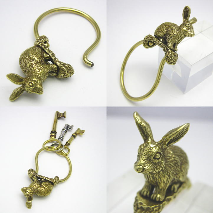 jellycat rabbit keyring