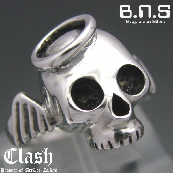 指輪・リング Devil Skull RING Silver925 楽天市場】Clash ベイビーデビルスカルリング 悪魔 ツノ 翼、シルバー