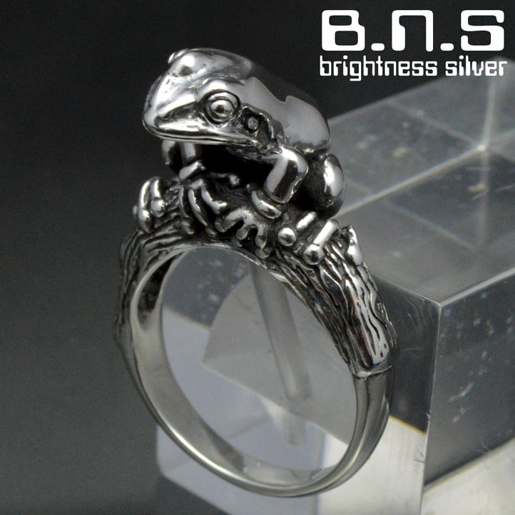 楽天市場】カエルの指輪 フロッグリング シルバー925【ring-651