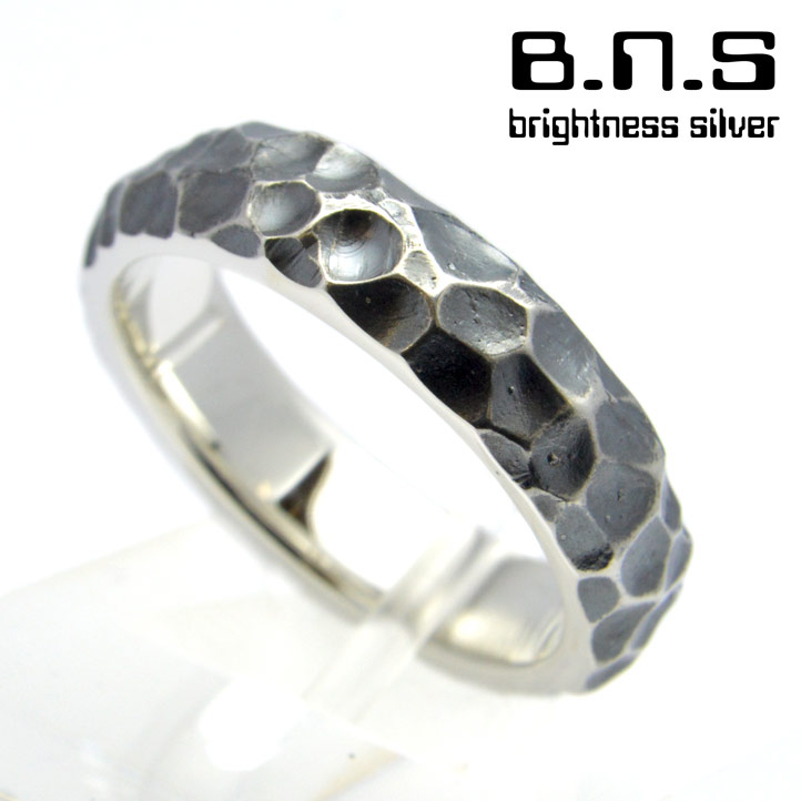 楽天市場】平打ちパンチアウトシルバーリング 8mm シルバー925