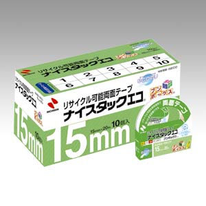 ◎ニチバン　ナイスタックエコ　ブンボックス（両面テープ）　NWBB-15ECO【5121845】