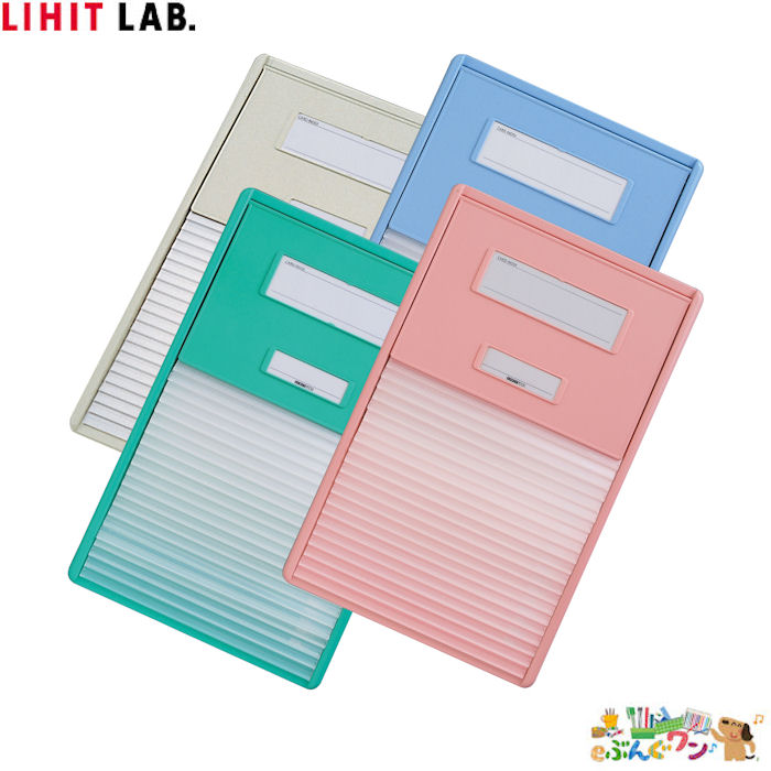◎【取寄品】リヒトラブ（LIHIT. MED） カラーカードインデックス＜A4サイズ・21ポケット＞　HC112C｜eぶんぐワン 15,048円