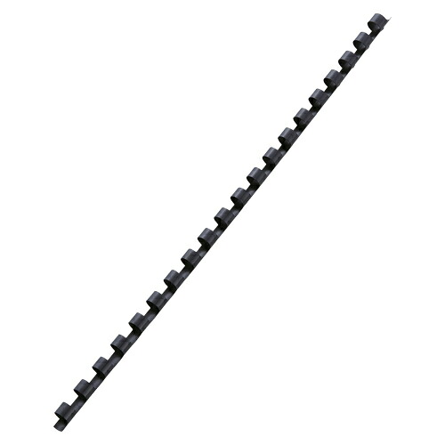 アコ・ブランズ・ジャパン　コームバインド　プラスチックリング＜A4・20穴・100本入:リング径/13mm＞PR1320A4Z-BK/ブラック【a39037】【製本機用】綴じ枚数：４６～９０枚