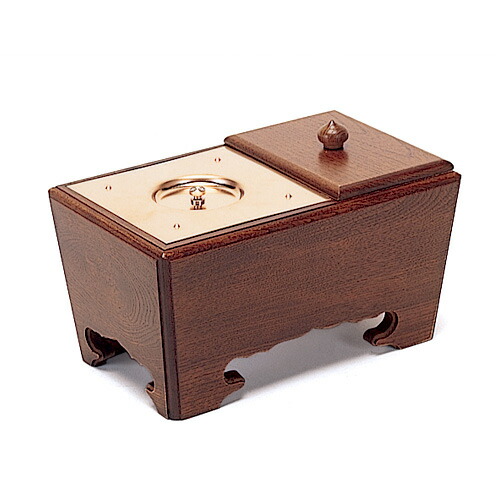 楽天市場】電気角香炉 黒塗り 8寸 巾24cm×奥行14.5cm 【送料無料