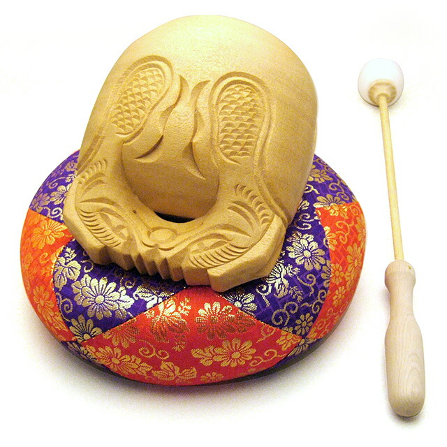 楽天市場】【スーパーSALE！10%OFF】木魚セット【本楠 上彫り】5寸