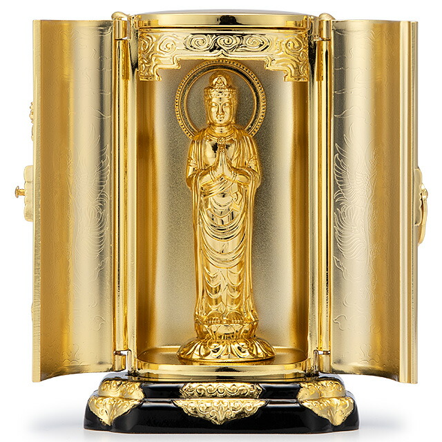 楽天市場】聖観音菩薩 合金製 15.3cm【牧田秀雲作】 高さ15.3cm