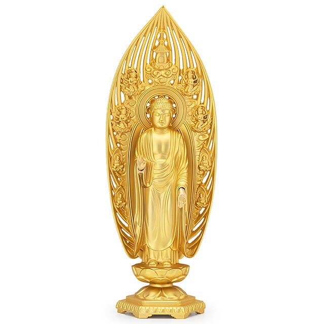 楽天市場】阿弥陀如来(戌・亥年生まれ) 合金製 17.2cm【牧田秀雲作