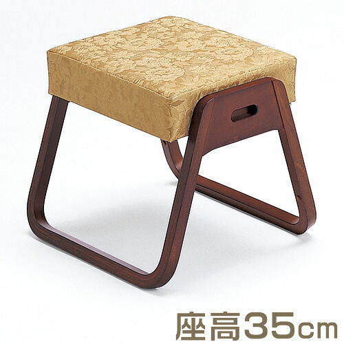 【寺院用仏具】背低寺院用スツール(御詠歌スツール) 巾40cm×奥行37cm 【送料無料】【お盆用品 仏具 お彼岸 寺院用椅子 本堂椅子 寺院仏具 日本製 国産品】