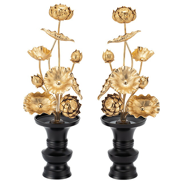 楽天市場】仏具 常花（じょうか） 仏壇 常花 仏具 蓮 花 金花 金