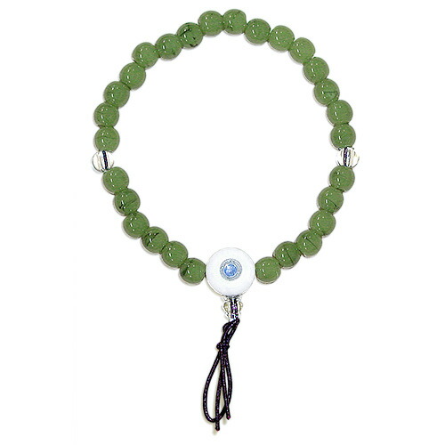 楽天市場 厄除け本尊入り腕輪念珠 Pc柄入りヒスイ 辰年生まれ 男女兼用 6mm玉 メンズ 男性用 紳士用 レディース 女性用 婦人用 仏壇 盆提灯 数珠の仏壇屋滝田商店