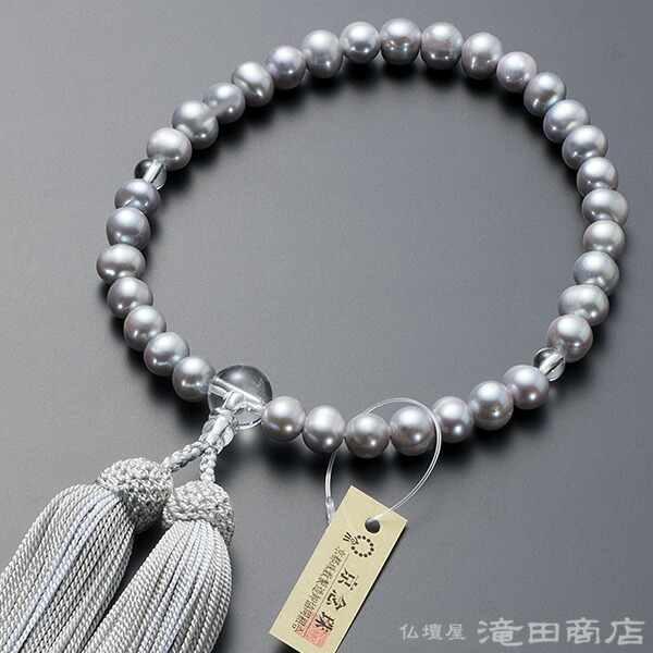 楽天市場】【数珠袋付き】 数珠 女性用 上質 ビルマ翡翠 8mm玉