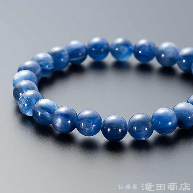 楽天市場】数珠ブレスレット カイヤナイト 約8ミリ ブラジル産【腕輪