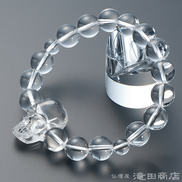 楽天市場】【特選腕輪念珠】 数珠 ブレスレット 骸骨彫り(髑髏彫り