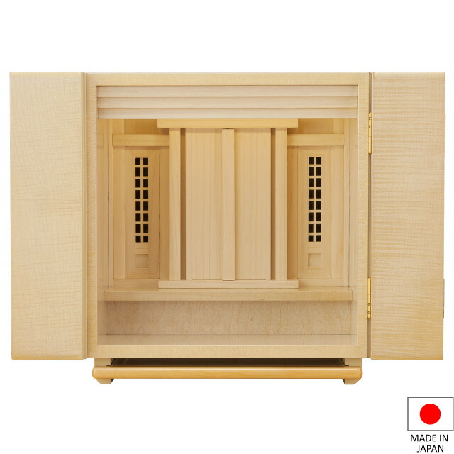 今めかしいミニ祖霊舎(神徒壇) 物ごとね 12号 高さ39cm×巾35珊\u003cBR\u003e\u003cBR\u003e【貨物輸送無料】【神具 御霊舎 聖餐台宮 今めかしい ミニ 室内装飾 リビング パウダーコンパクト 祖霊舎 神徒壇 神道 日本製 国産品】
