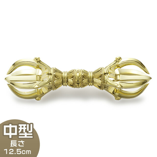 楽天市場】【密教法具 寺院用仏具】 五鈷杵 豆型 長さ 8cm 前具