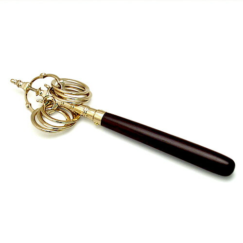 楽天市場】【密教法具 寺院用仏具】真鍮 錫杖 大型 長さ32.7cm 白木柄