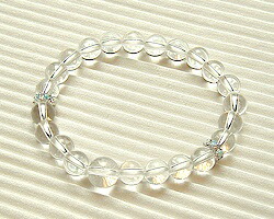 【ブレスレット・腕輪・生まれながら石・貨物輸送無料・誕生石】Birthstone 乳白色【楽ギフ_荷造り選りわける】