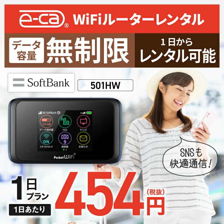 楽天市場 Wifi レンタル 無制限 1日 国内 専用 Softbank ソフトバンク ポケットwifi 501hw Pocket Wifi レンタル Wifi ルーター Wi Fi 中継器 Wifiレンタル ポケットwifi ポケットwi Fi 旅行 入院 一時帰国 引っ越し 在宅勤務 テレワーク縛りなし あす楽 国内wifi