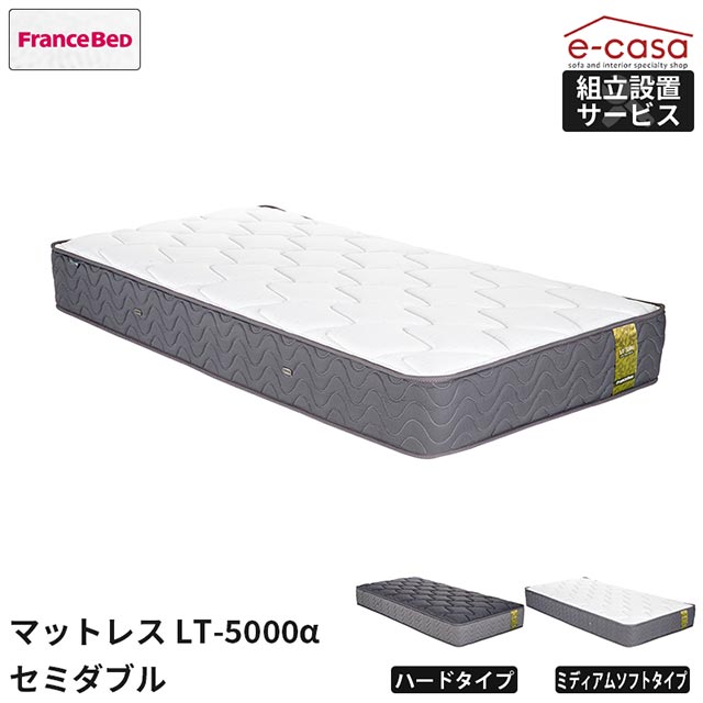 フランスベッド 定まり代わりになる店 マットレス セミダブルマットレス 虚蝉ダブル 臥榻 臥榻マットレス 今めかしい フランスベッド M LT-5000α LT5000 5000α 臥榻つや消し 除菌 抗菌 防臭 防壁蝨目 絨毛 日本製 国産 臥榻 ベット