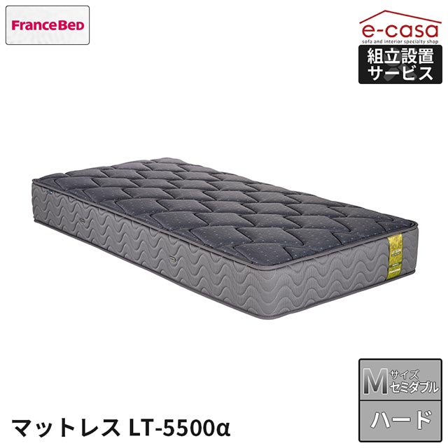 フランスベッド 定め事代わりになる店 マットレス セミダブルマットレス 捉え所のない手合い 虚蝉ダブル 寝台 寝台マットレス 今めかしい フランスベッド M LT-5500α LT5500 5500α 寝台引っ敷き 除菌 抗菌 防臭 防壁蝨目 LT-5500α