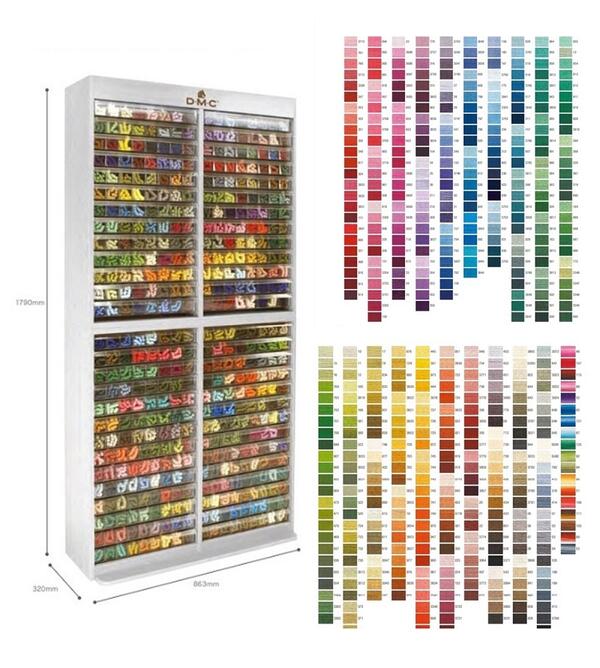 DMC マルチ見せびらかす機械LL＋25番刺しゅう糸 全500色×1箱（12束）足し加える6000束仕掛ける