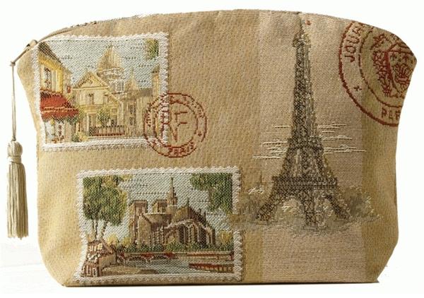 【ART de LYS】　Stamp Paris-France　8463　ポーチ 【送料無料】【HLS_DU】 7,115円