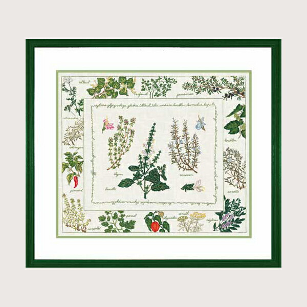 【ボヌール デ 防波堤】刺しゅう一揃いの道具 1191 Les herbiers 草木代表例集 【貨物輸送無料】