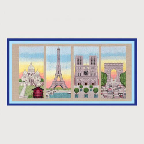 【ル ボヌール デ 防波堤】はりつけ台編み目 刺しゅう一揃いの道具 1167 The Monuments of Paris 光の都市の記念建造物 【貨物輸送無料】