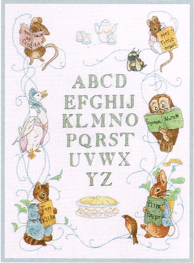 【楽天市場】在庫限り 【Anchor】 ピーターラビット クロスステッチ刺繍キット JC211 Peter Rabbit Centenary