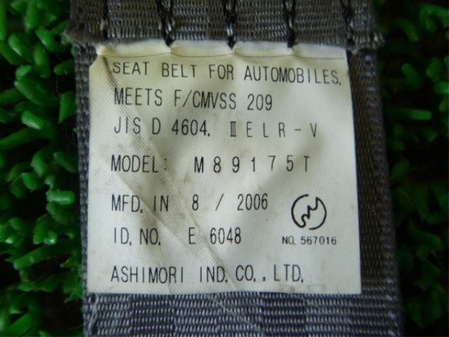 【中古】中古部品ミニカH42Vシートベルト【3310250100-001159073677150】