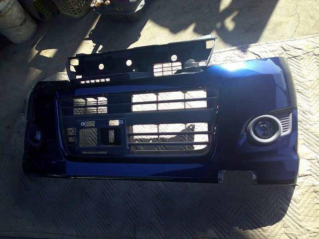 割れ無 MH23S ワゴンR リミテッド 純正 フロントバンパー グリル スポイラー付 ZJ3 ブラックパール A3007 送料無料 MH23S ワゴンR MJ23S AZワゴン 純正