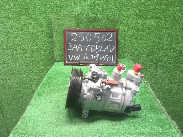 【中古】中古部品 VW ゴルフ CDDLA A/Cｺﾝﾌﾟﾚｯｻｰ 【3330990200-000025050260700】